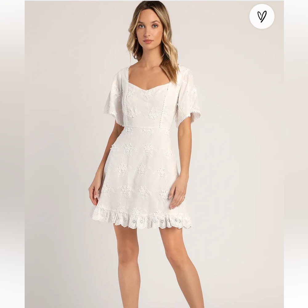 White Lulus dress